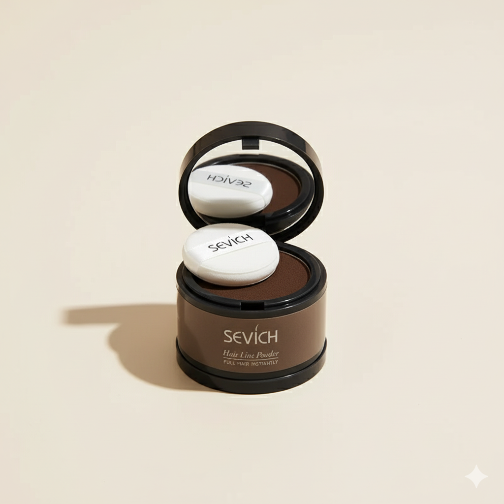 Poudre Capillaire Densifiante – Cheveux plus épais et naturels instantanément